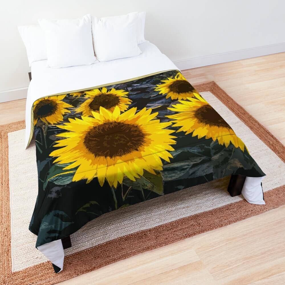 sunflowers-comforter