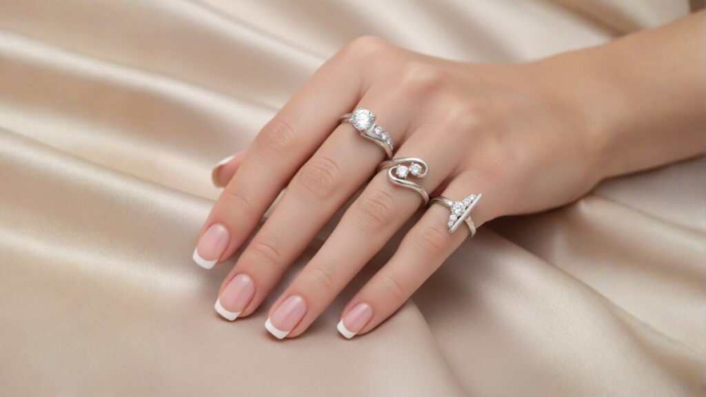 срібні каблучки